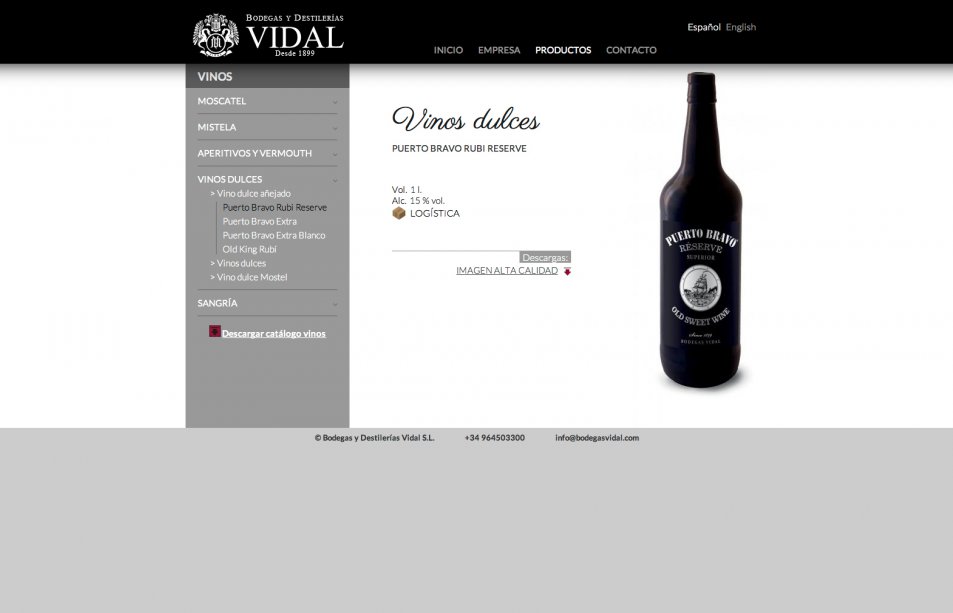 Publicidad Bodega Vidal